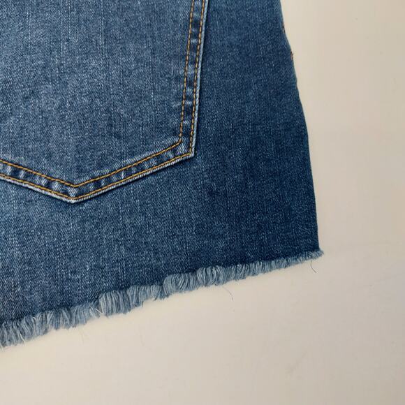 New York Rewash Blue Cut off Shots Denim Jean Sz 5/27 Daisy - Picture 15 of 16